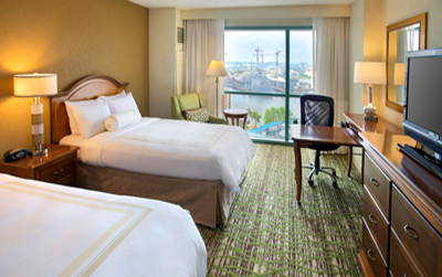 Norfolk Marriott room